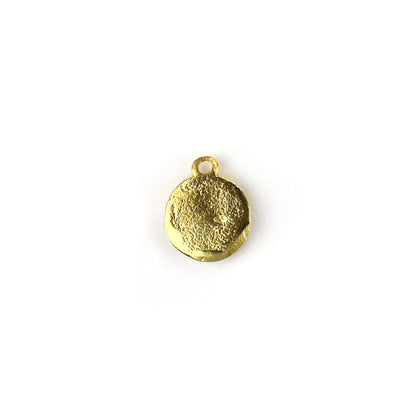 ADR578a Brass Marigold Charm