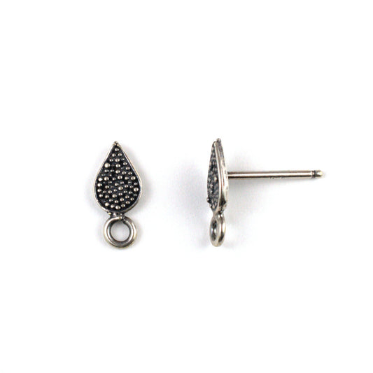 B128b Silver Post Earring