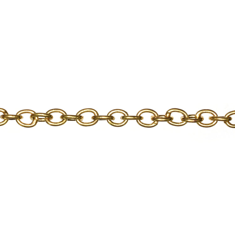 B840q Brass Chain per Foot