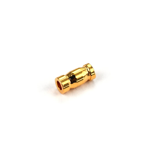 B879 Gold Plated Silver Bugle Bead
