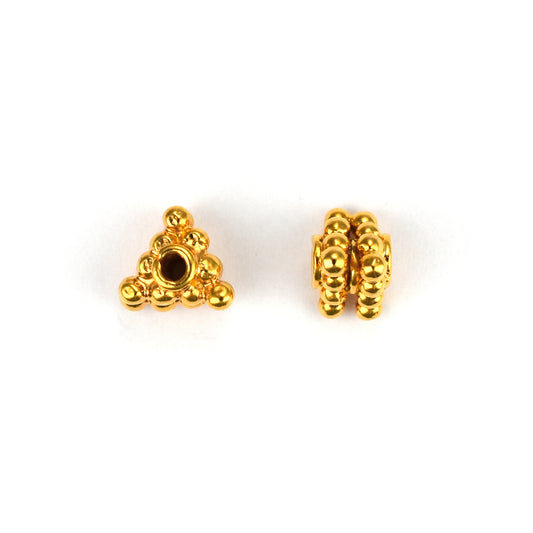 B886 Gold Plated Silver Bead
