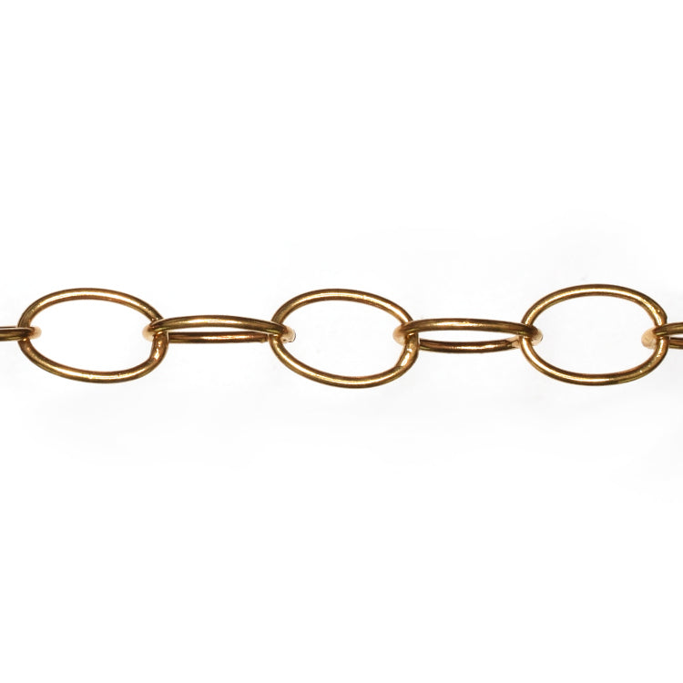 C126 Brass Chain per Foot