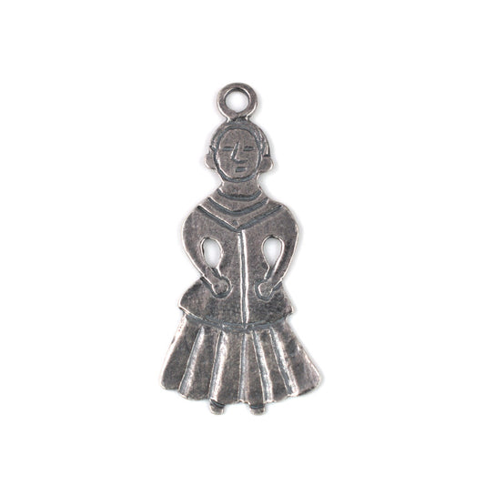 C608 Silver Mexican Charm