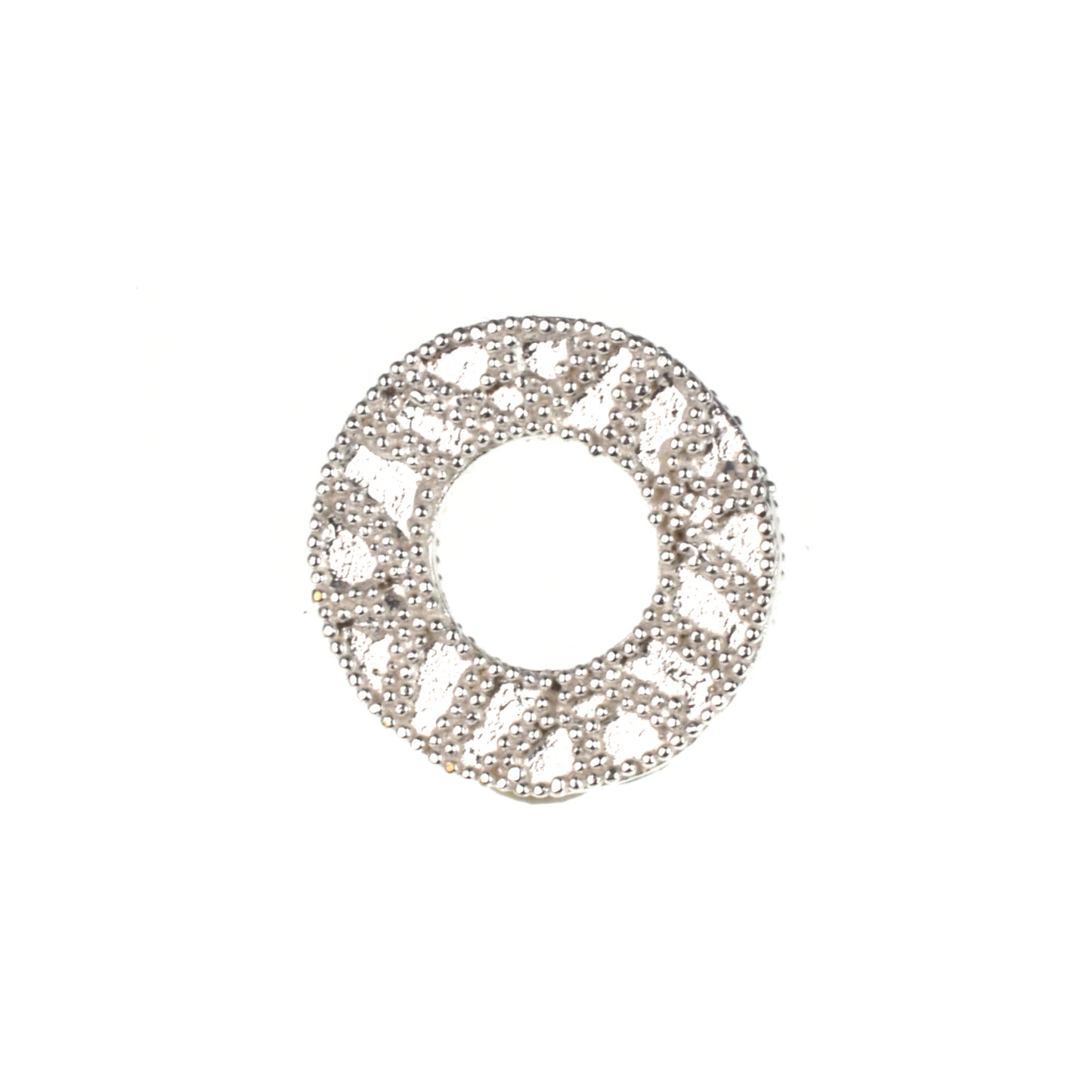 C668 Brass North African Disc Bead