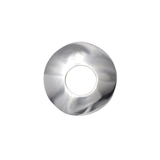 C834 Silver Saucer Bead