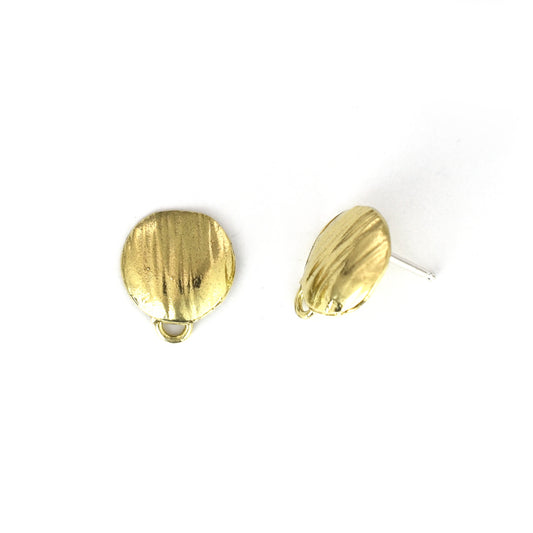 C1013 Brass Post Earring