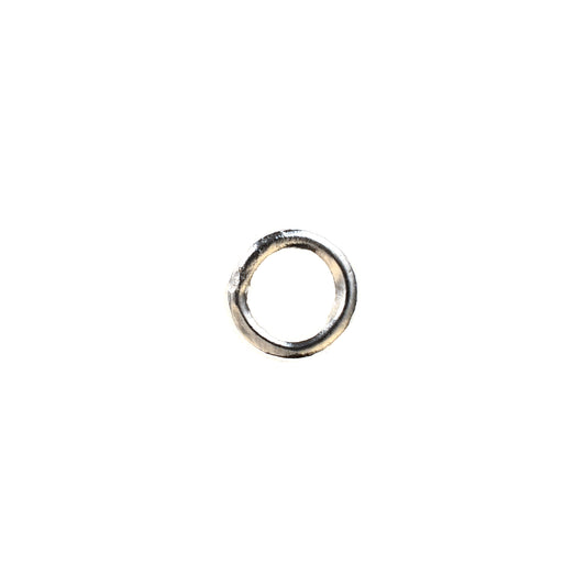 C1033b 10mm Silver Plated Brass Closed Jump Ring