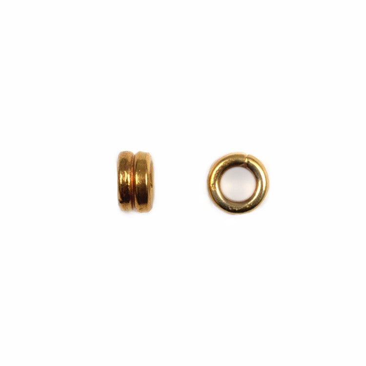 B613b Brass Spacer Bead