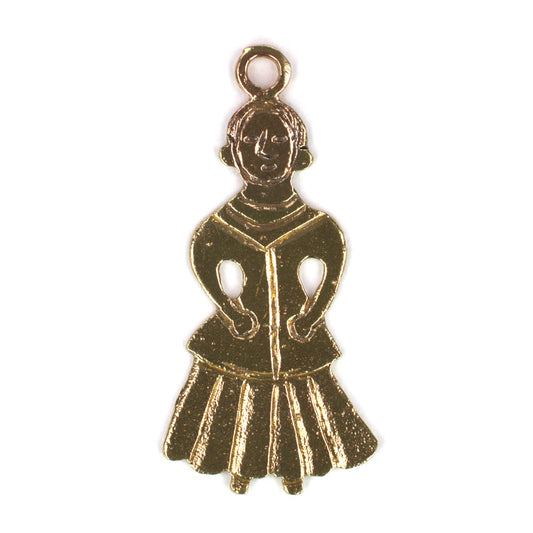 C608 Brass Mexican Charm
