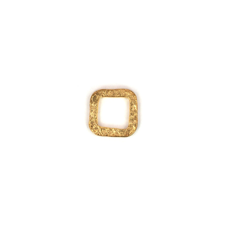 C1061b 8.5mm Textured Brass Jump Ring