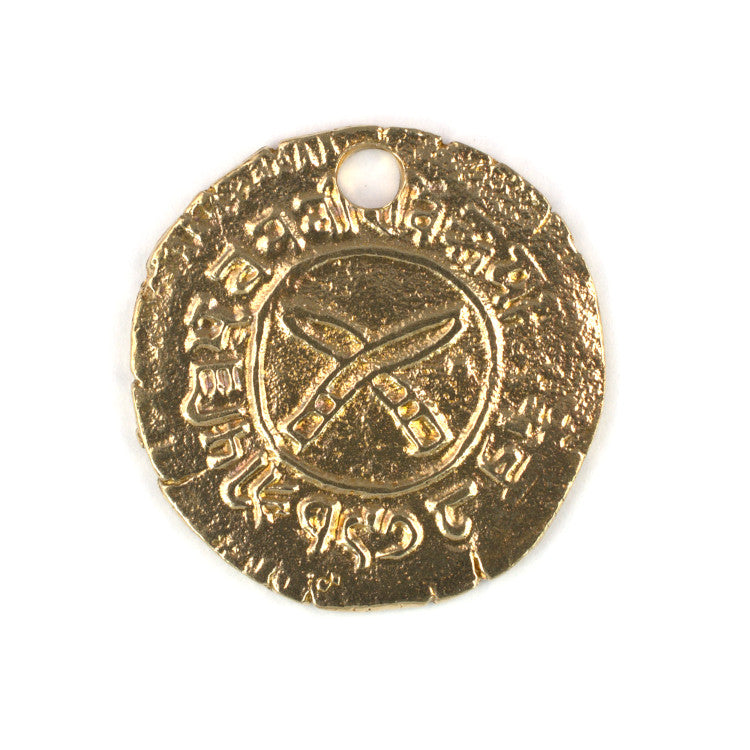 ADR100 Brass Burmese Coin Pendant