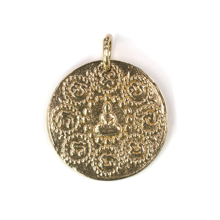 ADR359 Brass Buddha Pendant