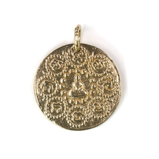 ADR359 Brass Buddha Pendant