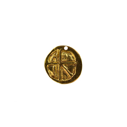 ADR400 Brass Greek Tortoise Coin Charm