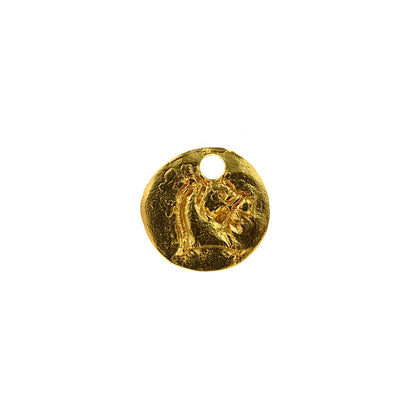 ADR401 Brass Horse & Elephant Coin Charm