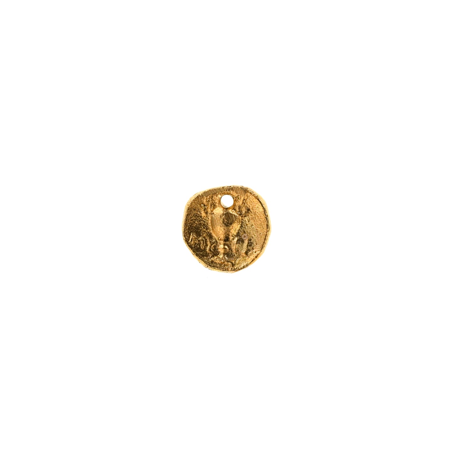ADR467 Brass Dionysus Coin Charm