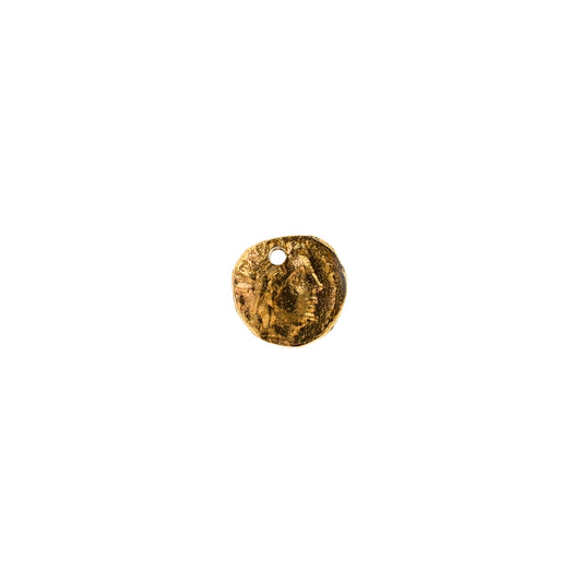 ADR467 Brass Dionysus Coin Charm