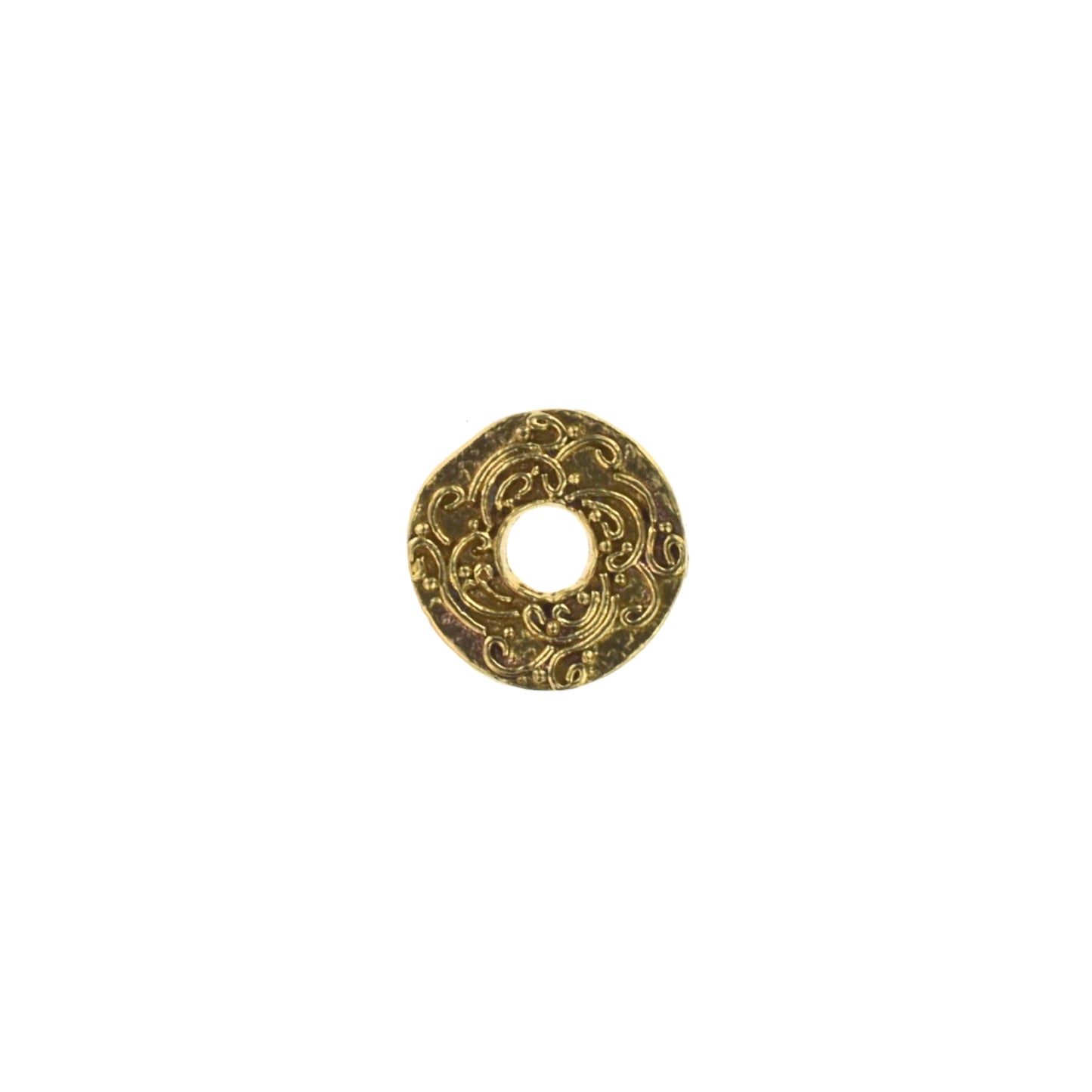 B360a Brass Disc Bead