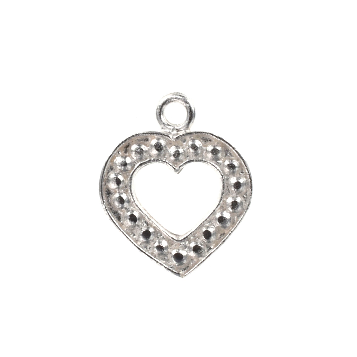 B365 Brass Heart Charm