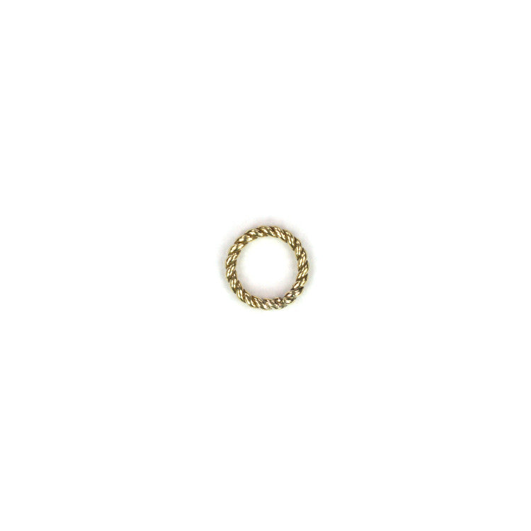 B378b Brass 6mm Twisted Ring