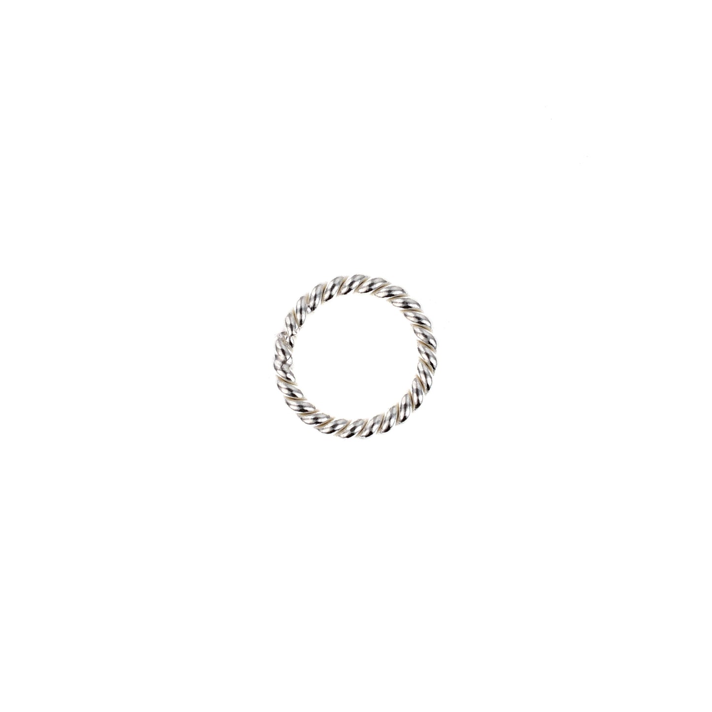 B378c Brass 8mm Twisted Ring