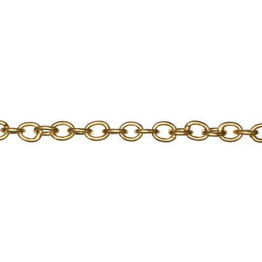B840q Brass Chain per Foot