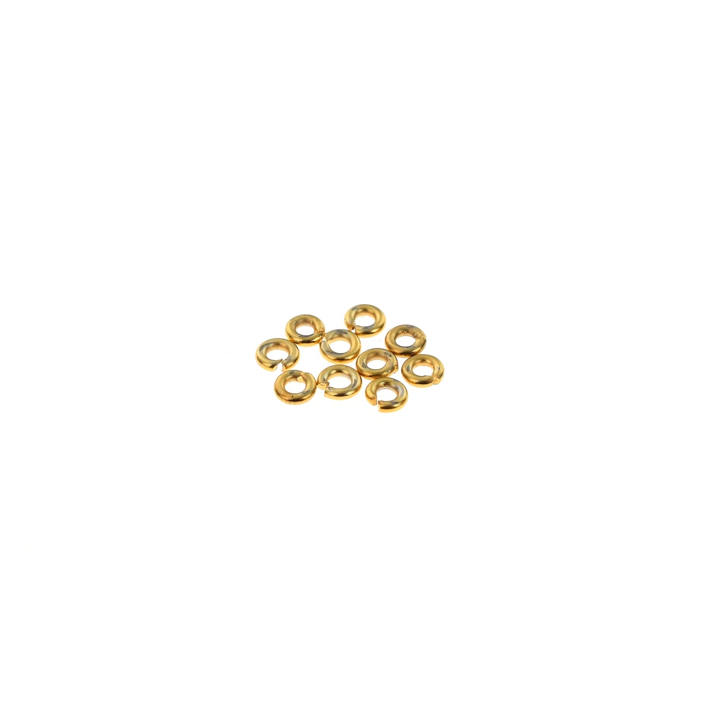B875a Gold Plated Brass Spacer