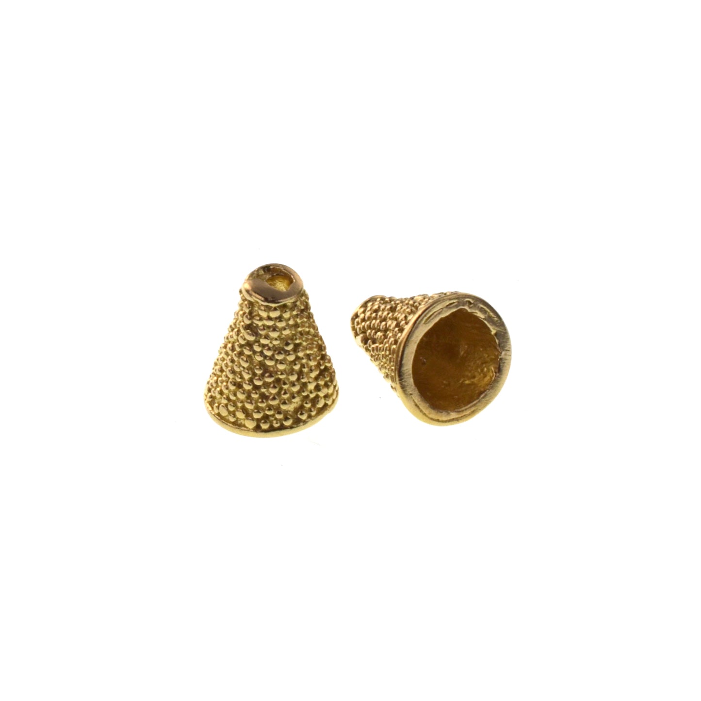B918a Granulated Brass Cone (2 Pcs)
