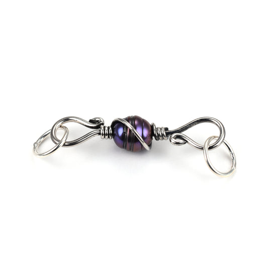 B1023 Silver Double Hook Clasp