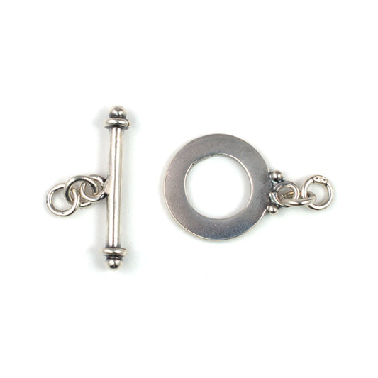 C19 Silver Toggle Clasp