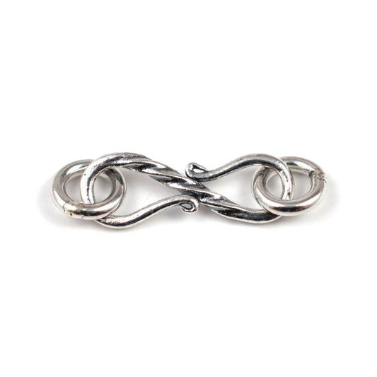 C24 Silver S Clasp