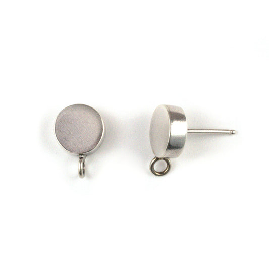 C164 Silver Post Earring