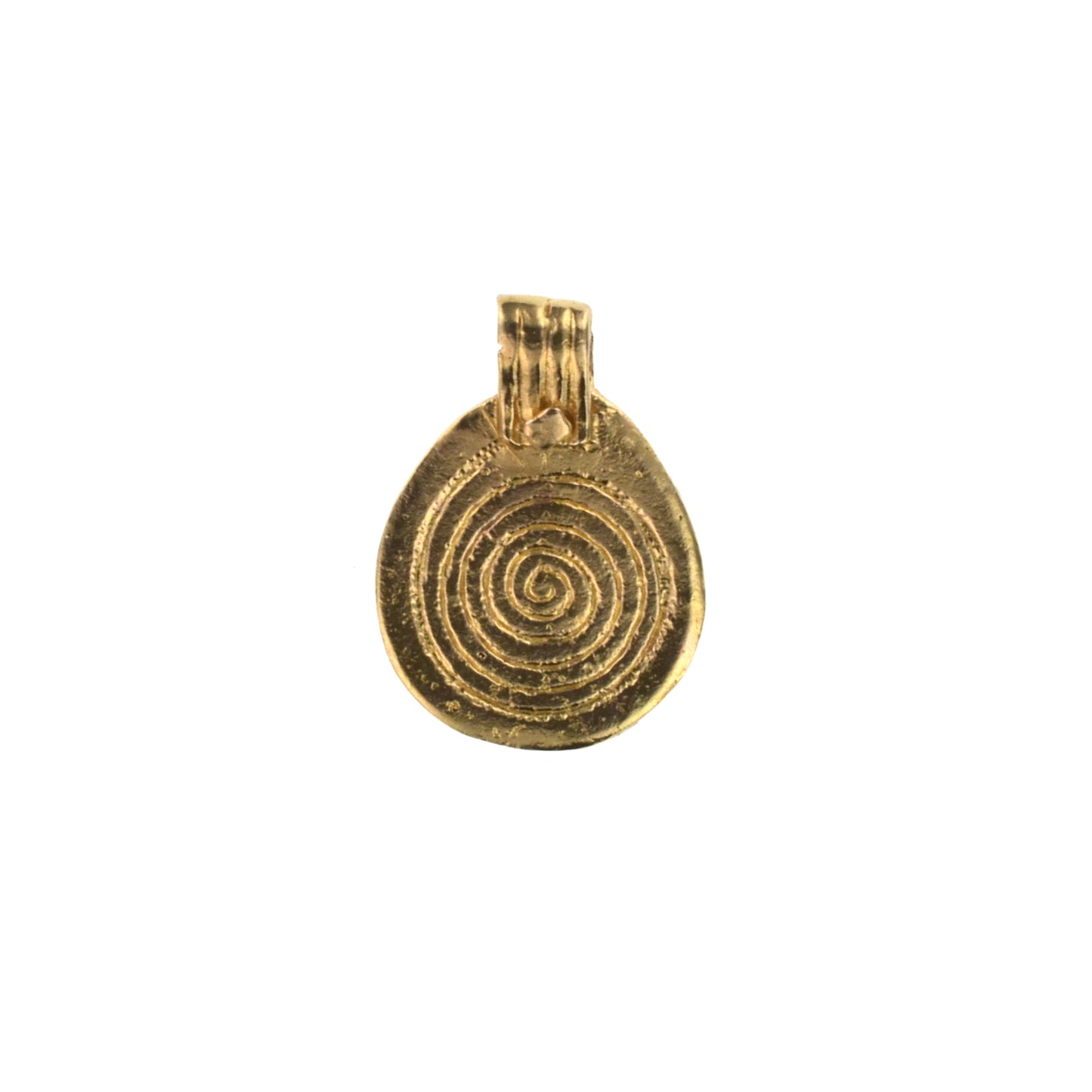 C535 Brass Berber Spiral Charm