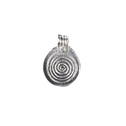 C535 Brass Berber Spiral Charm