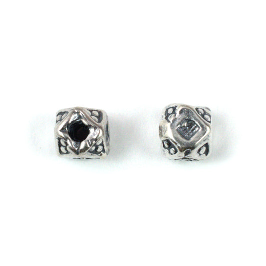 C543 Silver Berber Bead