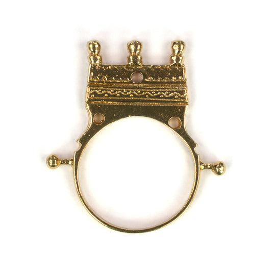 C570 Brass Tuareg Ring