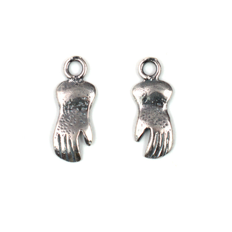C625 Silver Mexican Hand Charm