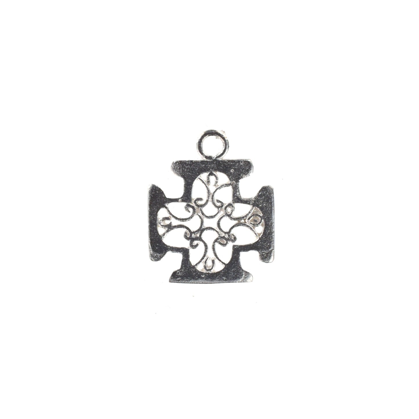 C687a Brass Cross Charm