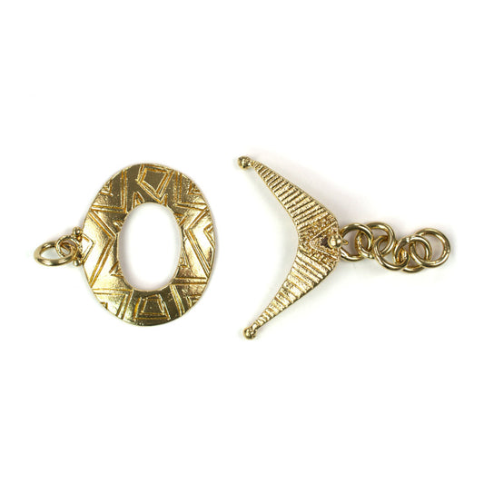 C714 Brass Toggle Clasp