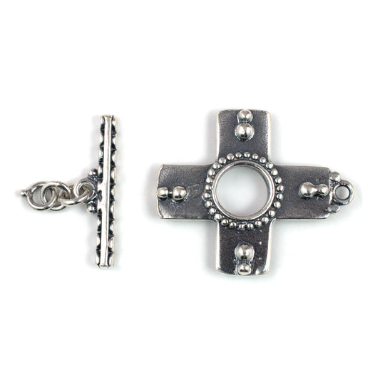 C727 Silver Toggle Clasp