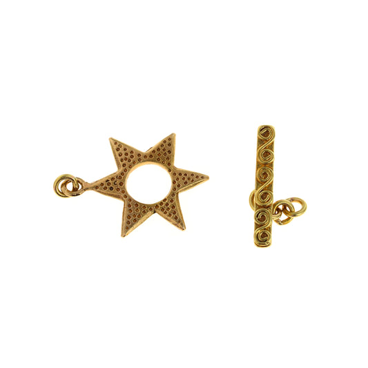 C737 Brass Toggle Clasp