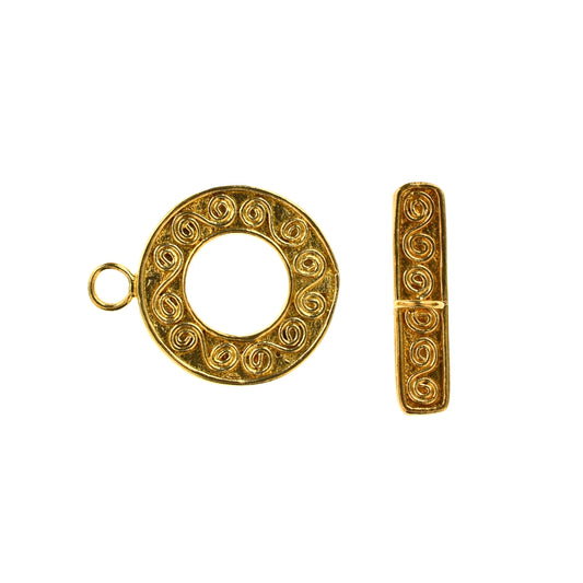 C745 Brass Toggle Clasp