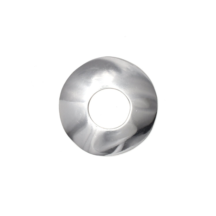 C834 Silver Saucer Bead