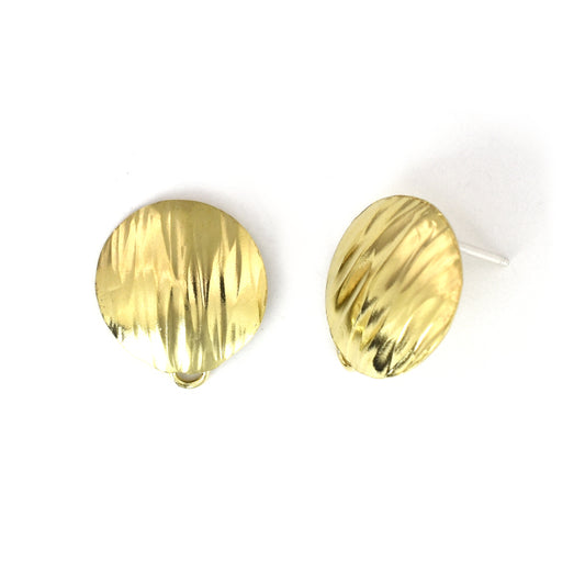 C1025 Brass Post Earring