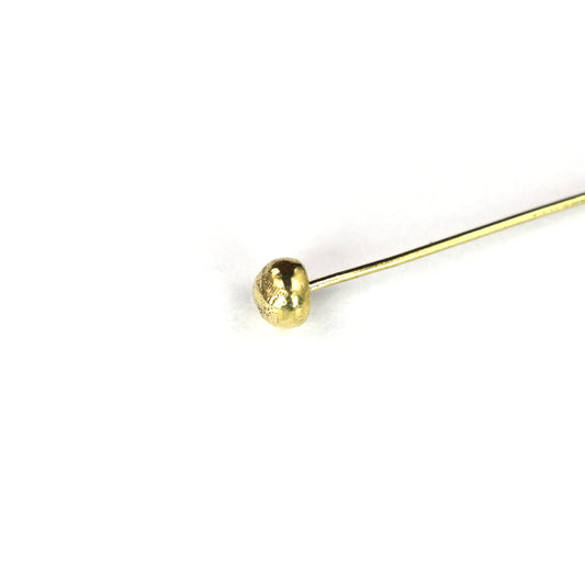 C1037 Brass Headpin - 24 Gauge