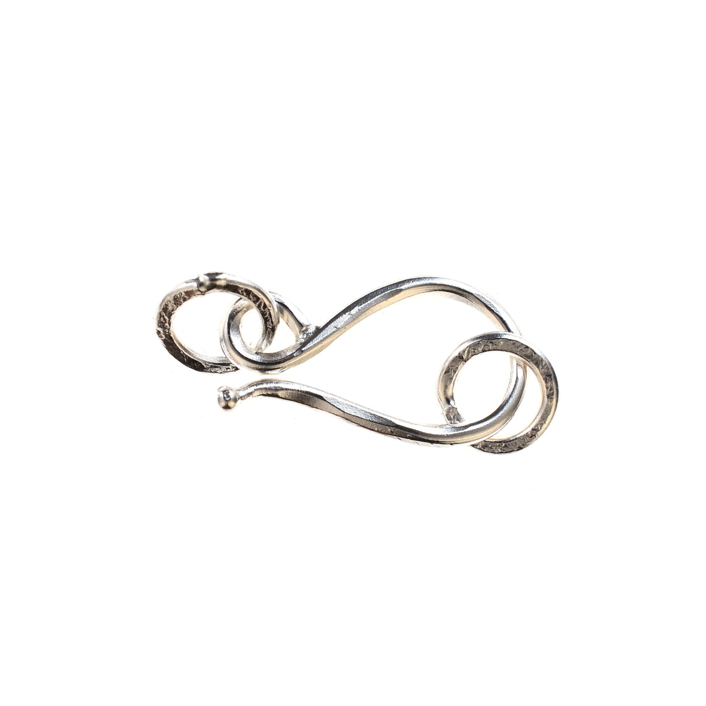 C1064 Silver Plated Brass Hook Clasp