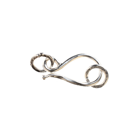 C1064 Silver Plated Brass Hook Clasp