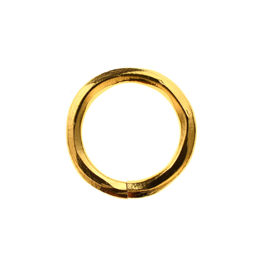 C1070b 22mm Gold Plated Brass Open Jump Ring