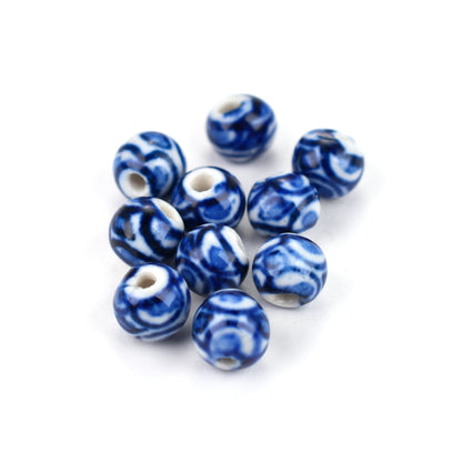 CHP1034 6mm Porcelain Bead