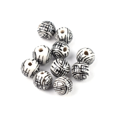 CHP1209 9mm Porcelain Bead